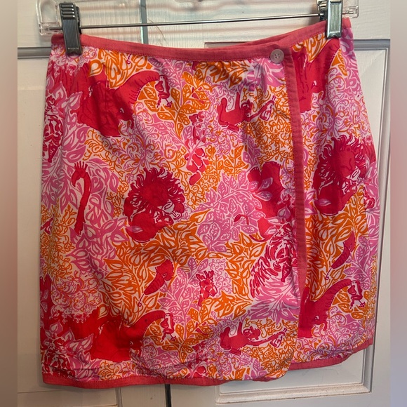 Lilly Pulitzer Dresses & Skirts - Lilly Pulitzer Vintage Palm Beach wrap skirt - Size S